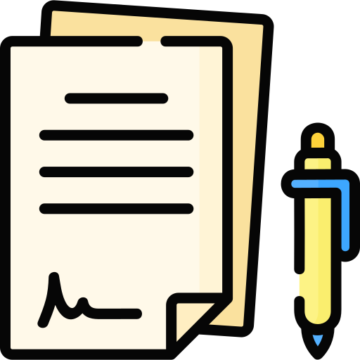 Icon of a Contract created by Freepik on Flaticon.com.