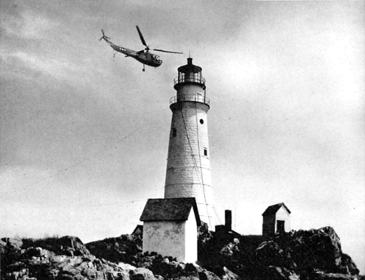 An old picture of Boston Lighthouse