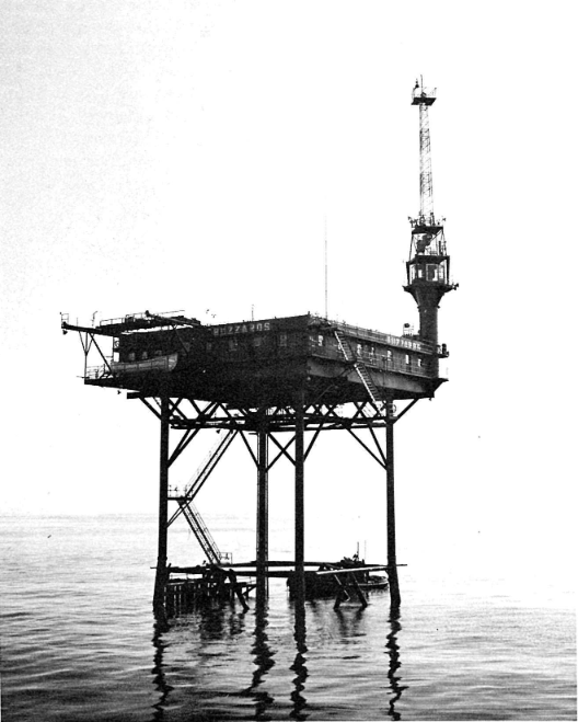 An old picture of Buzzards Bay Lighthouse