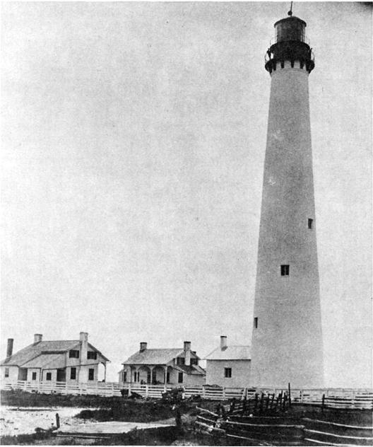 An old picture of Cape Charles Lighthouse