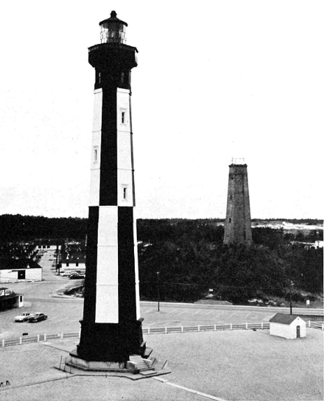 An old picture of Cape Henry Lighthouse