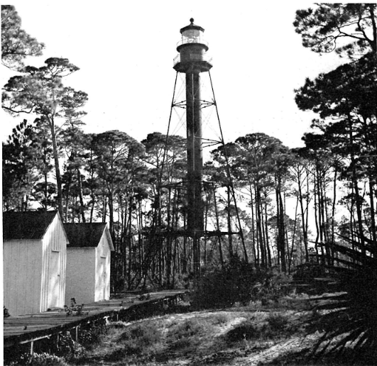 An old picture of Cape San Blas Lighthouse