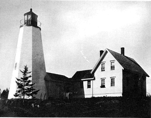 An old picture of Dice Head Lighthouse