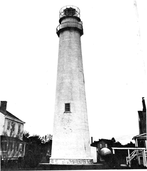 An old picture of Fenwick Island Lighthouse