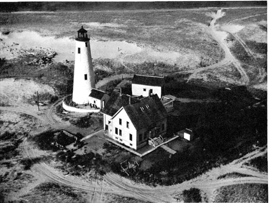 An old picture of Nantucket Lighthouse