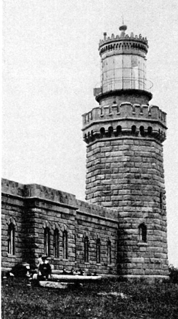 An old picture of Navesink Lighthouse