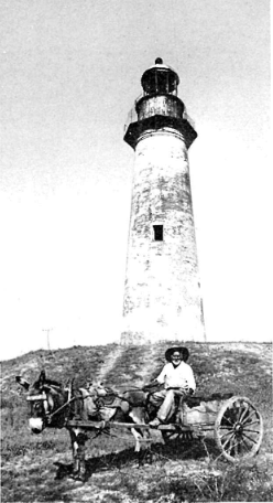 An old picture of Point Isabel Lighthouse