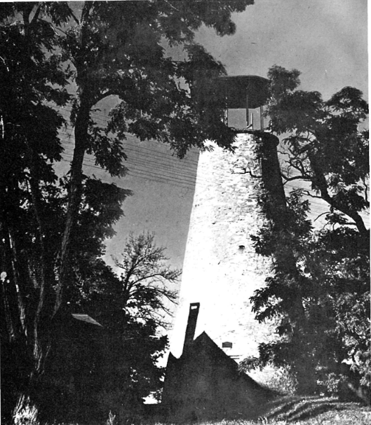 An old picture of Portland Harbor Lighthouse