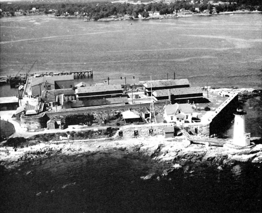 An old picture of Portsmouth Harbor Lighthouse