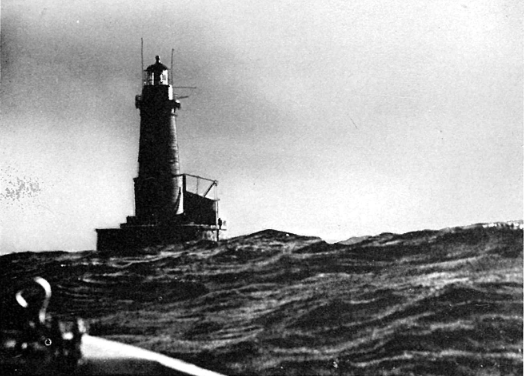 An old picture of Stannard Rock Lighthouse