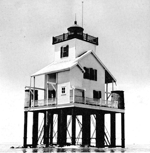 An old picture of Timbalier Lighthouse